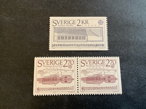 Europa XIV facit nr 1345 och 1346 SX postfrisk serie