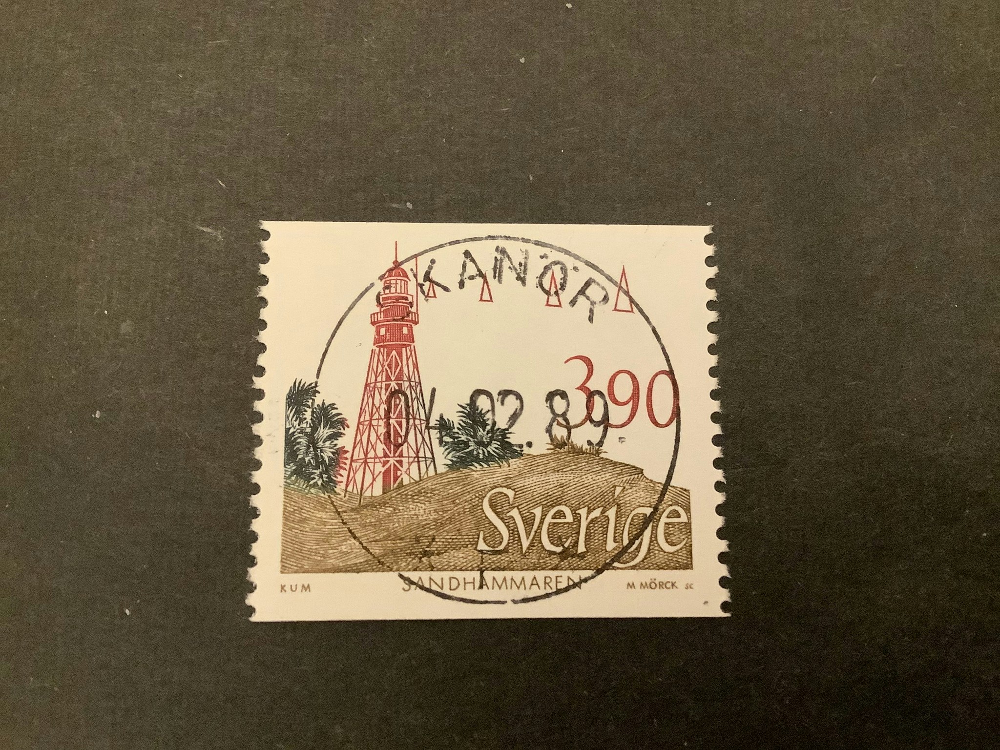 Fyrar facit nr 1540  lyxstämplat SKANÖR