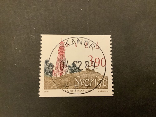 Fyrar facit nr 1540  lyxstämplat SKANÖR