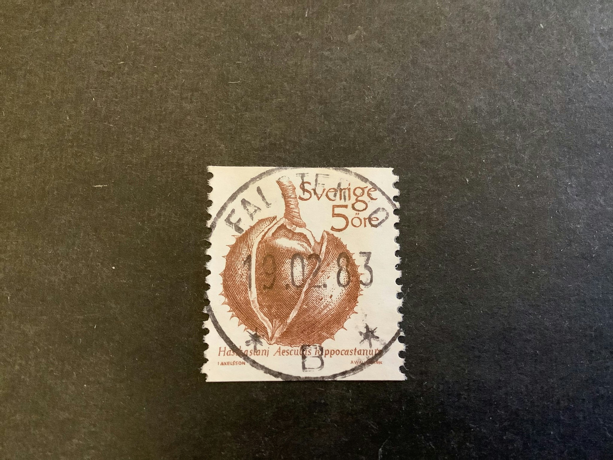 Frukter facit nr 1241 lyxstämplat FALSTERBO
