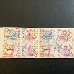 Olympiskt guld III 1992 postfriskt häfte