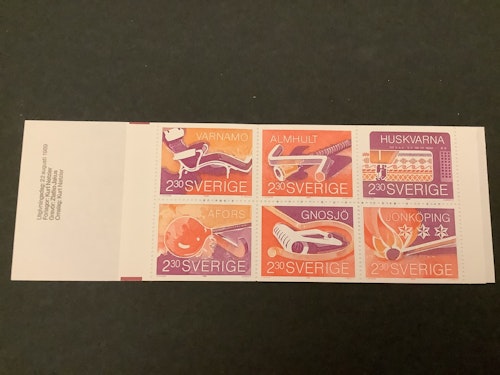 Småländsk företagssamhet 1989 postfriskt häfte