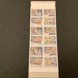 Julpost inrikes 1987 postfriskt häfte