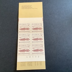 Europa XIV 1985 postfriskt häfte med kontrollnummer.