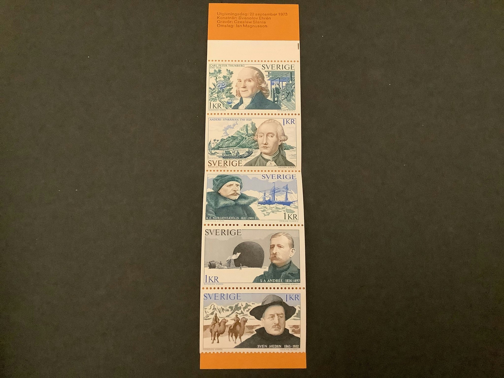 Mot fjärran mål 1973 postfriskt häfte