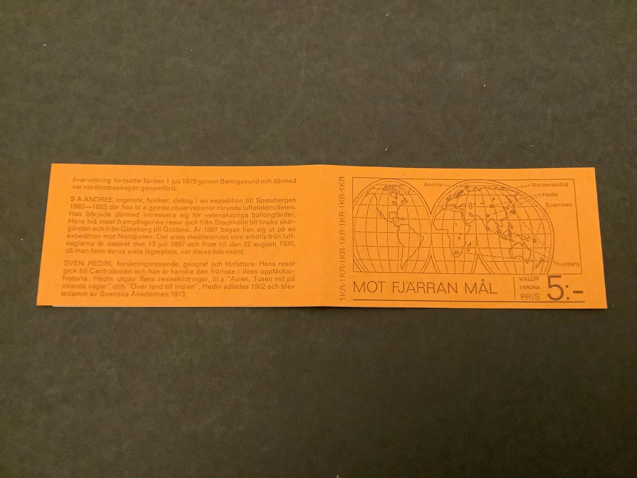 Mot fjärran mål 1973 postfriskt häfte