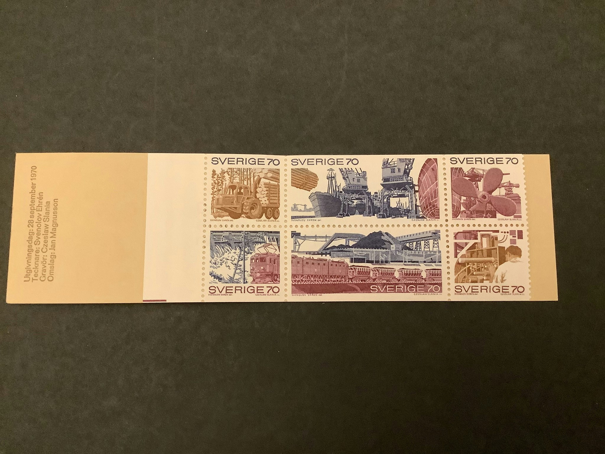 Svenskt näringsliv 1970 postfriskt häfte