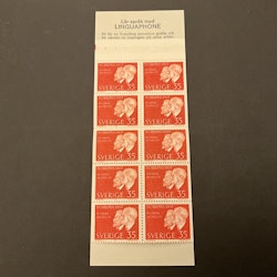 Nobelpris 1907 postfriskt häfte