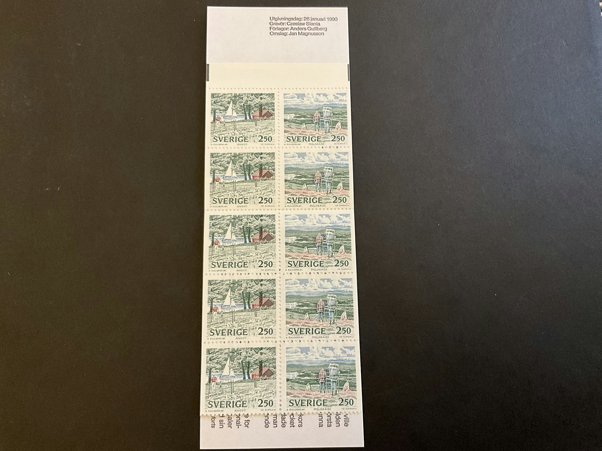 Nationalparker 2 1990 postfriskt häfte