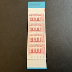 Europa 1984 postfriskt häfte med kontrollnummer