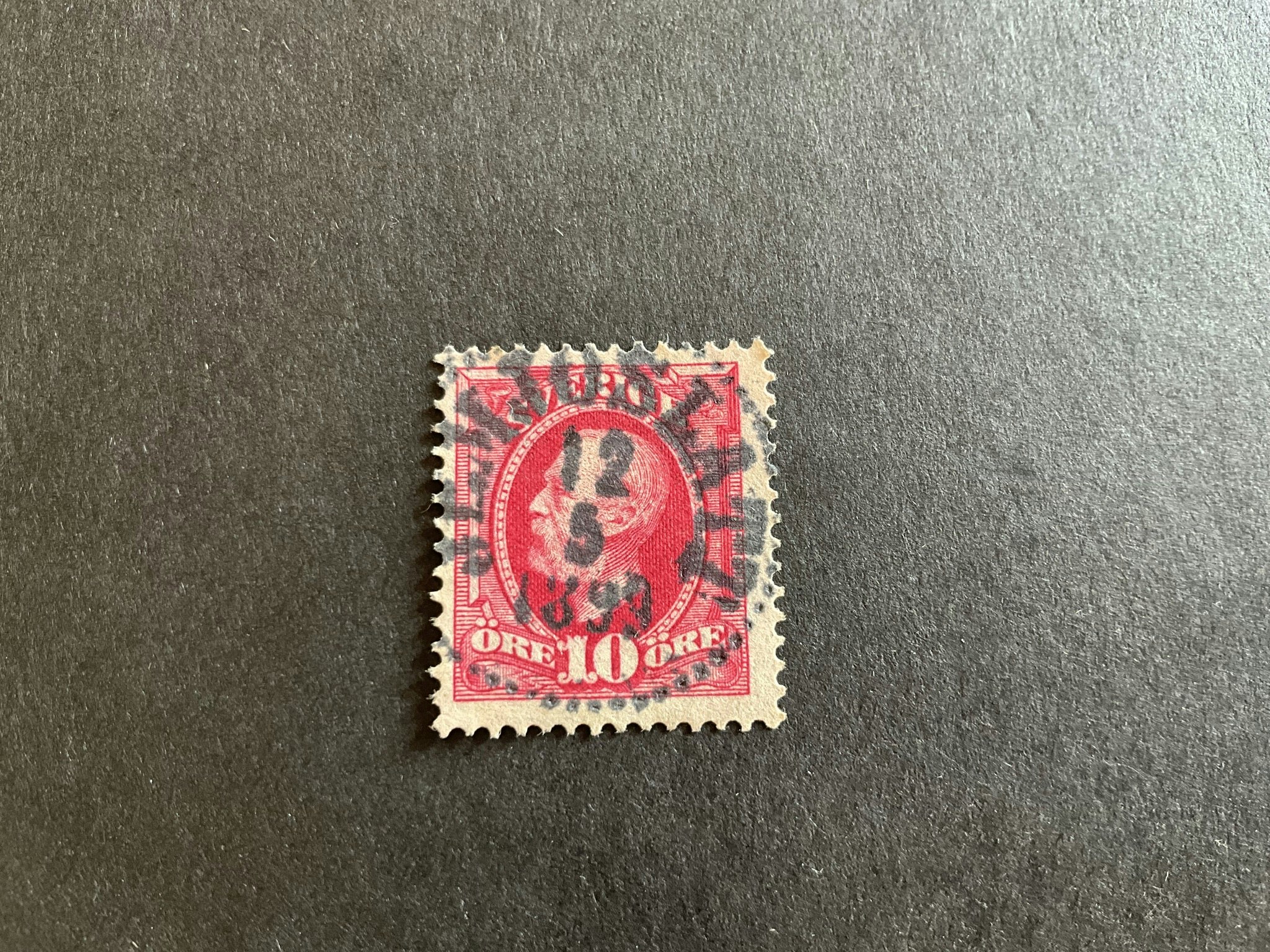Oscar II facit nr 54 praktstämplat JEMJÖSLÄTT