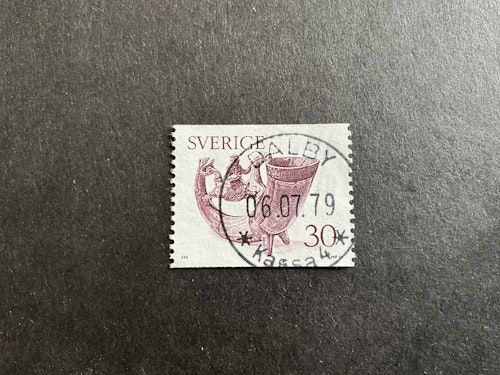 Dryckeshorn facit nr 973 praktstämplat DALBY
