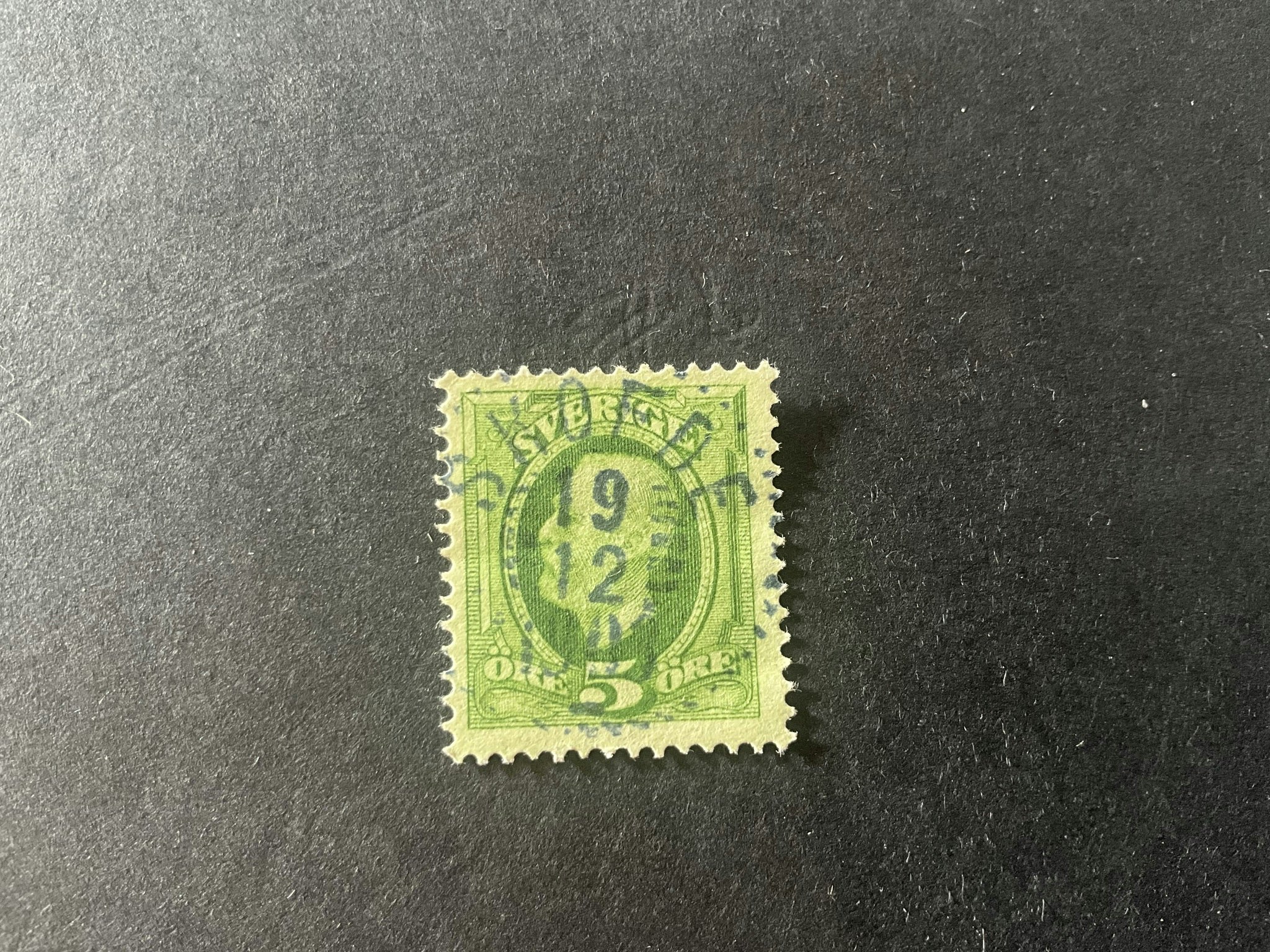 Oscar II koppartryck facit nr 52 praktstämplat SKÖFDE