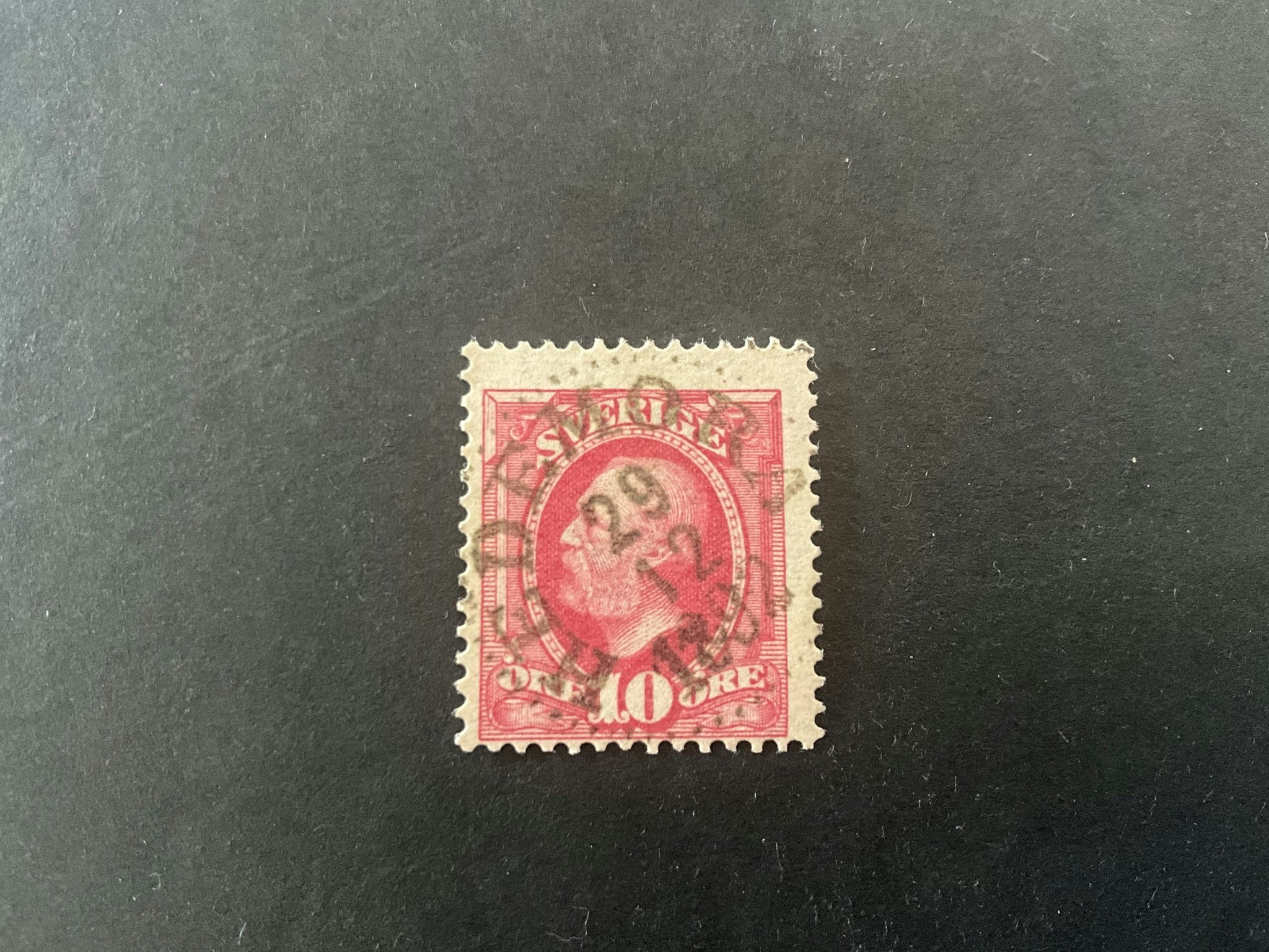 Oscar II koppartryck facit nr 54 fin stämpel HEDEMORA