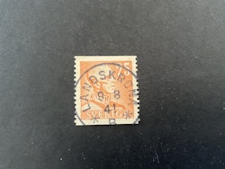 Gustaf V profil höger facit nr 277 praktstämplat LANDSKRONA