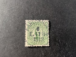 Gustaf V i medaljong facit nr 79 praktstämplat KARLSKRONA *LBR*
