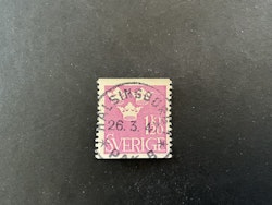 Tre kronor facit nr 298 praktstämplat HÄLSINGBORG 1 * PAK B *