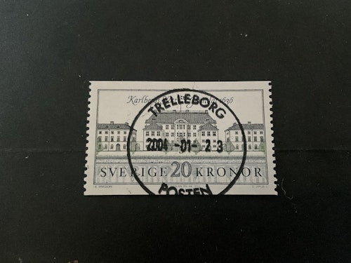 Karlberg facit nr 1742 lyxstämplat TRELLEBORG