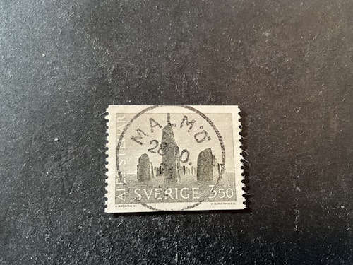 Ales stenar facit nr 579 praktstämplat MALMÖ