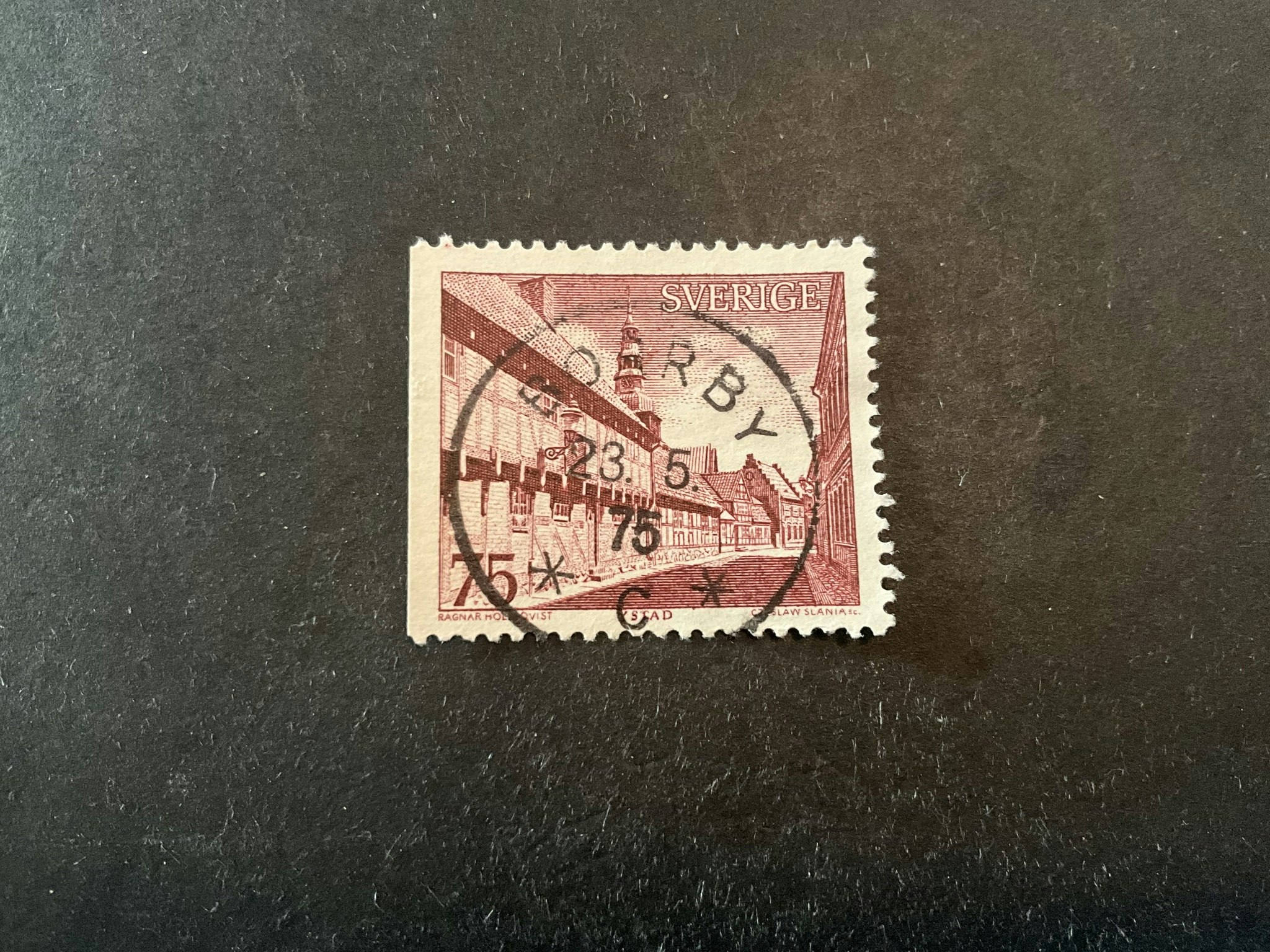Ystad facit nr 866 B1 praktstämplat BORRBY