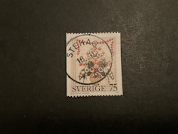 Allmogemålningar facit nr 847 praktstämplat STEHAG