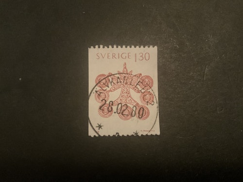 Folkdräkter facit nr 1107 praktstämplat ÄLVKARLEBY