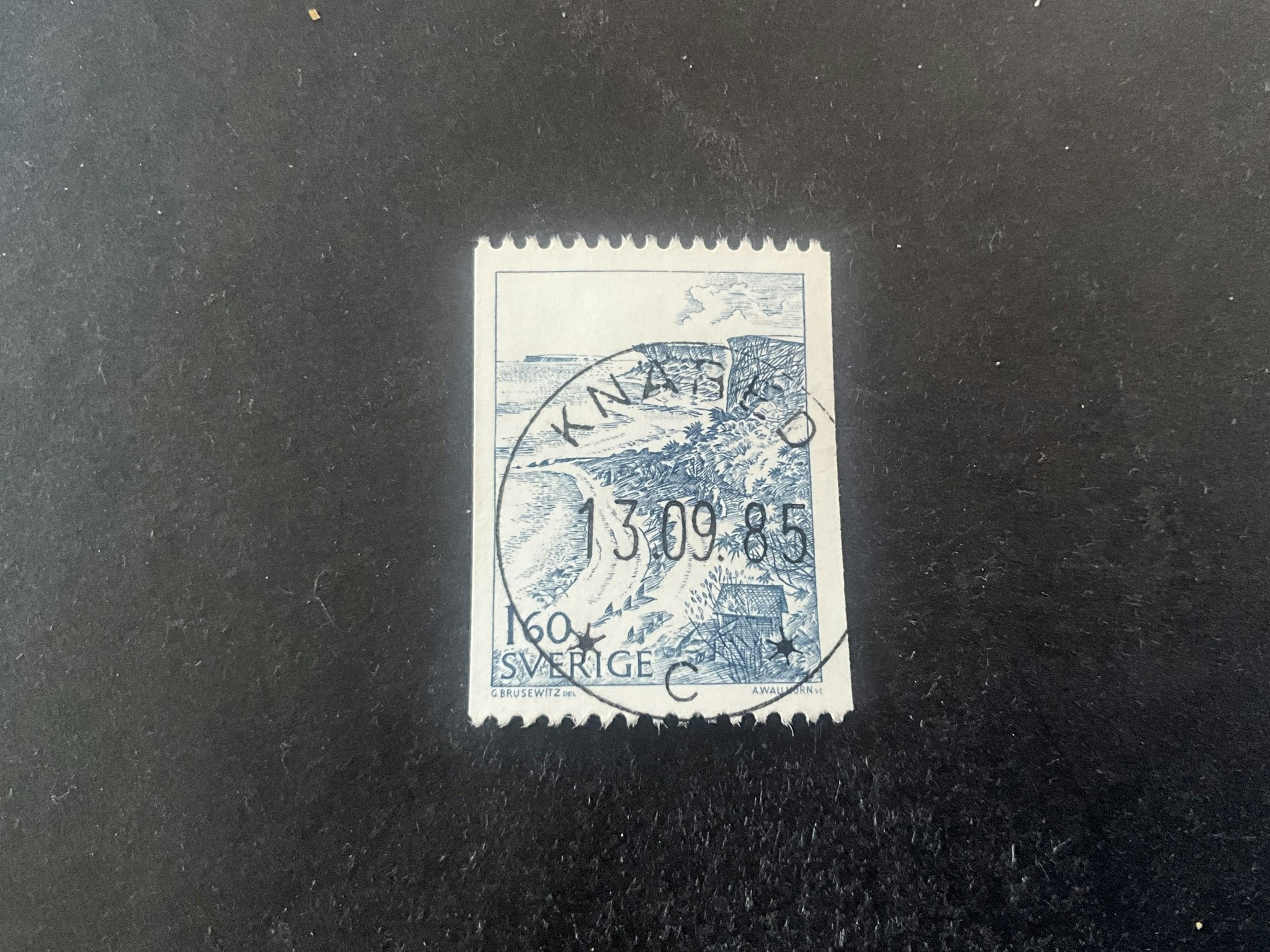 Stora Karlsö facit nr 1264 lyxstämplat KNÄRED