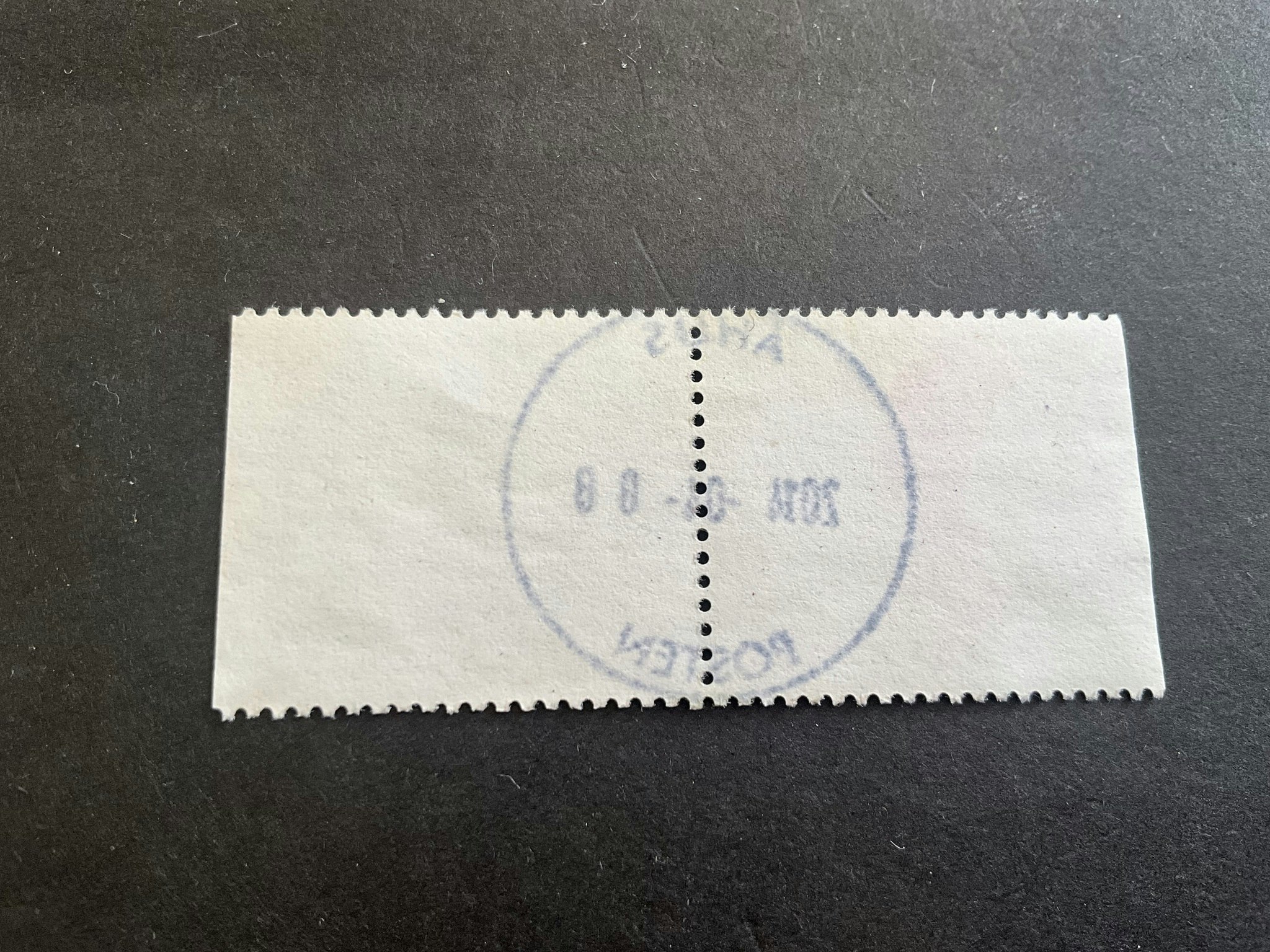 Olof Palem facit nr 1402 SX lyxstämplat par ÅHUS