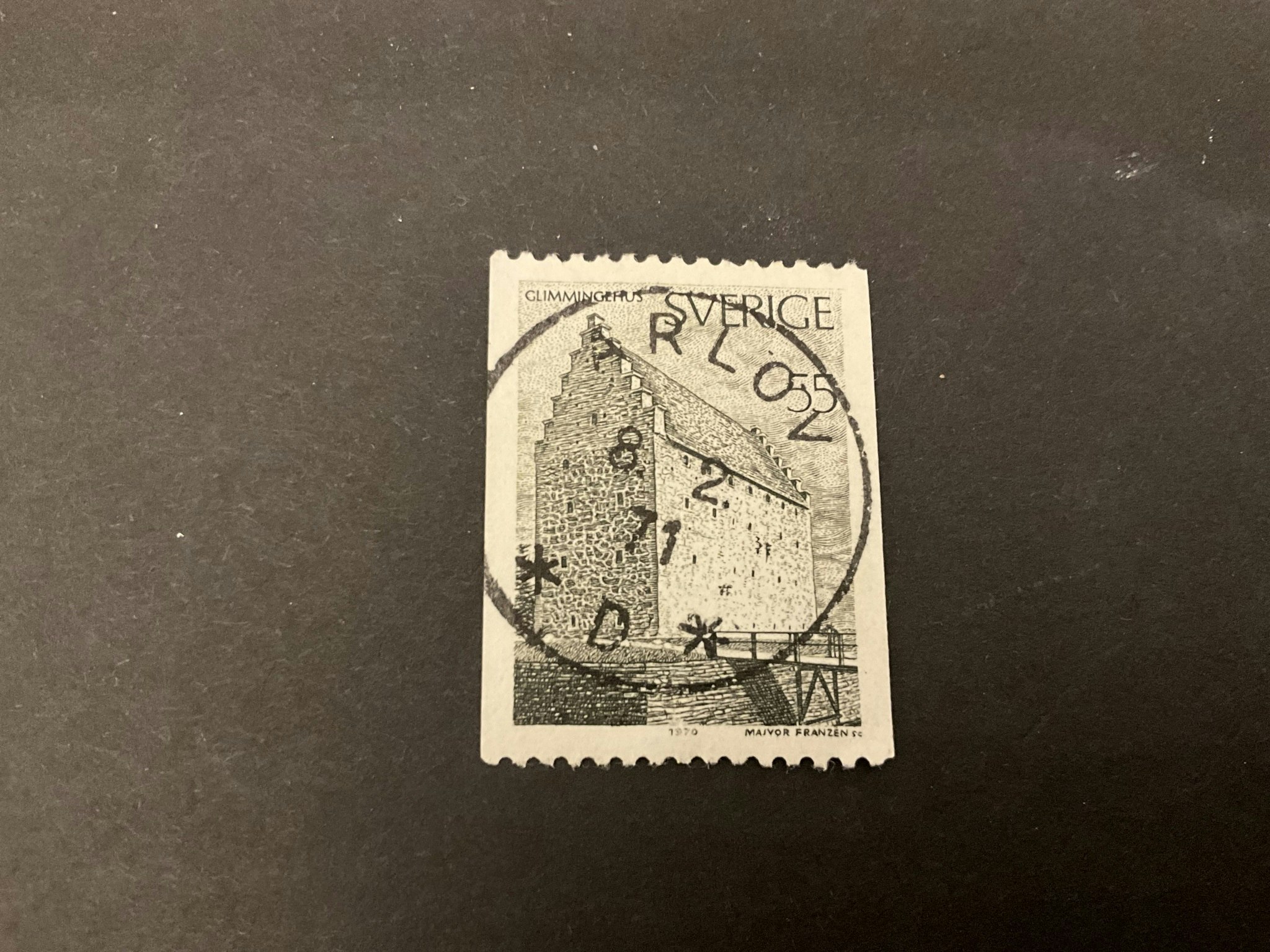 Byggnadsminnen 1970 facit nr 700 A praktstämplat ARLÖV