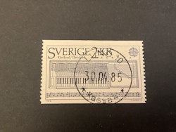 Europa XIV facit nr 1345 lyxstämplat LUND 10