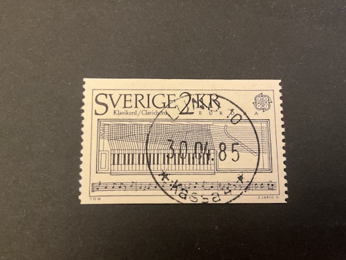 Europa XIV facit nr 1345 lyxstämplat LUND 10