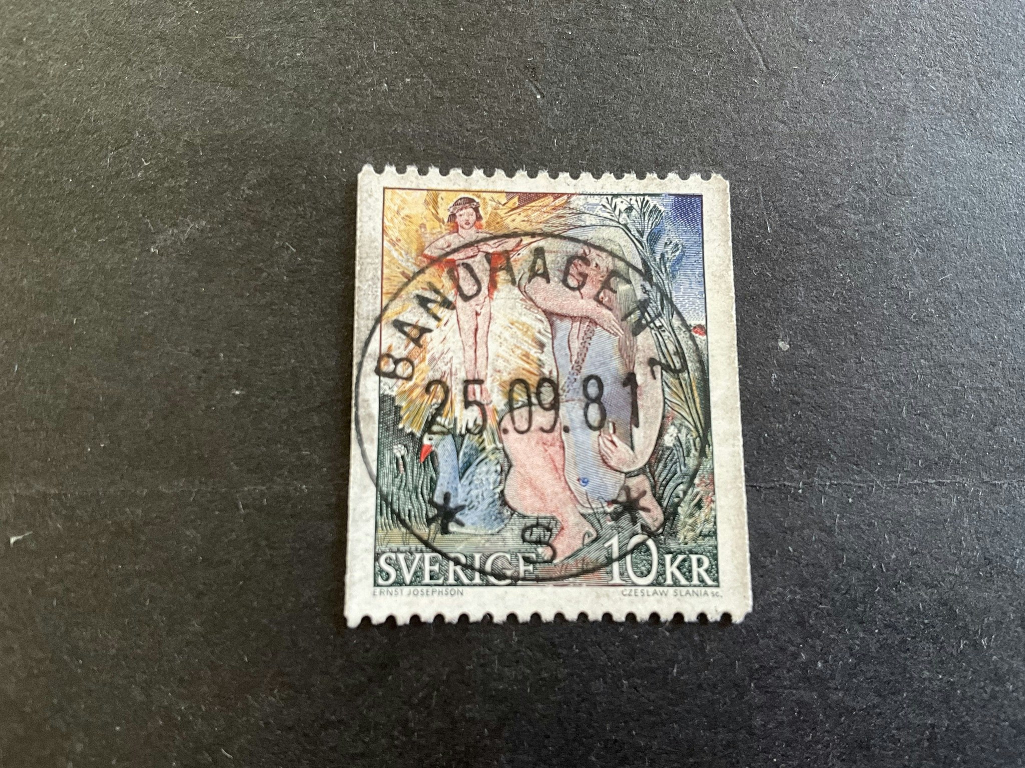 Gåslisa facit nr 849 lyxstämplat BANDHAGEN 2