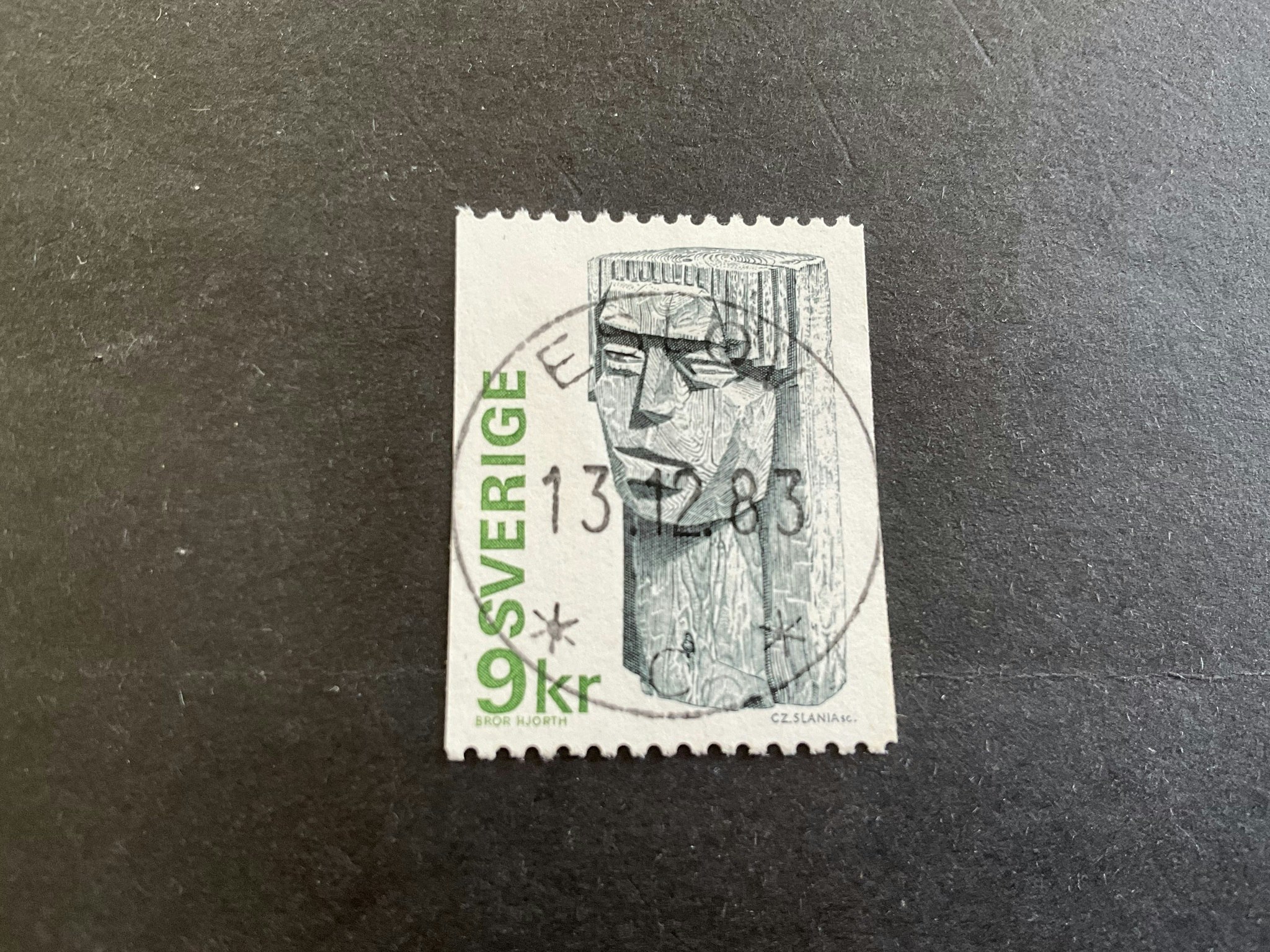 Flickhuvud facit nr 975 lyxstämplat ESLÖV