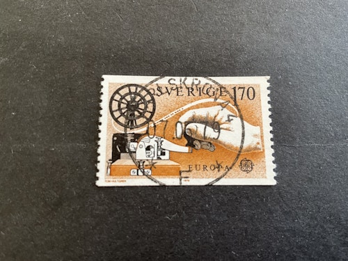 Europa VIII facit nr 1076 lyxstämplat KARLSKRONA 4