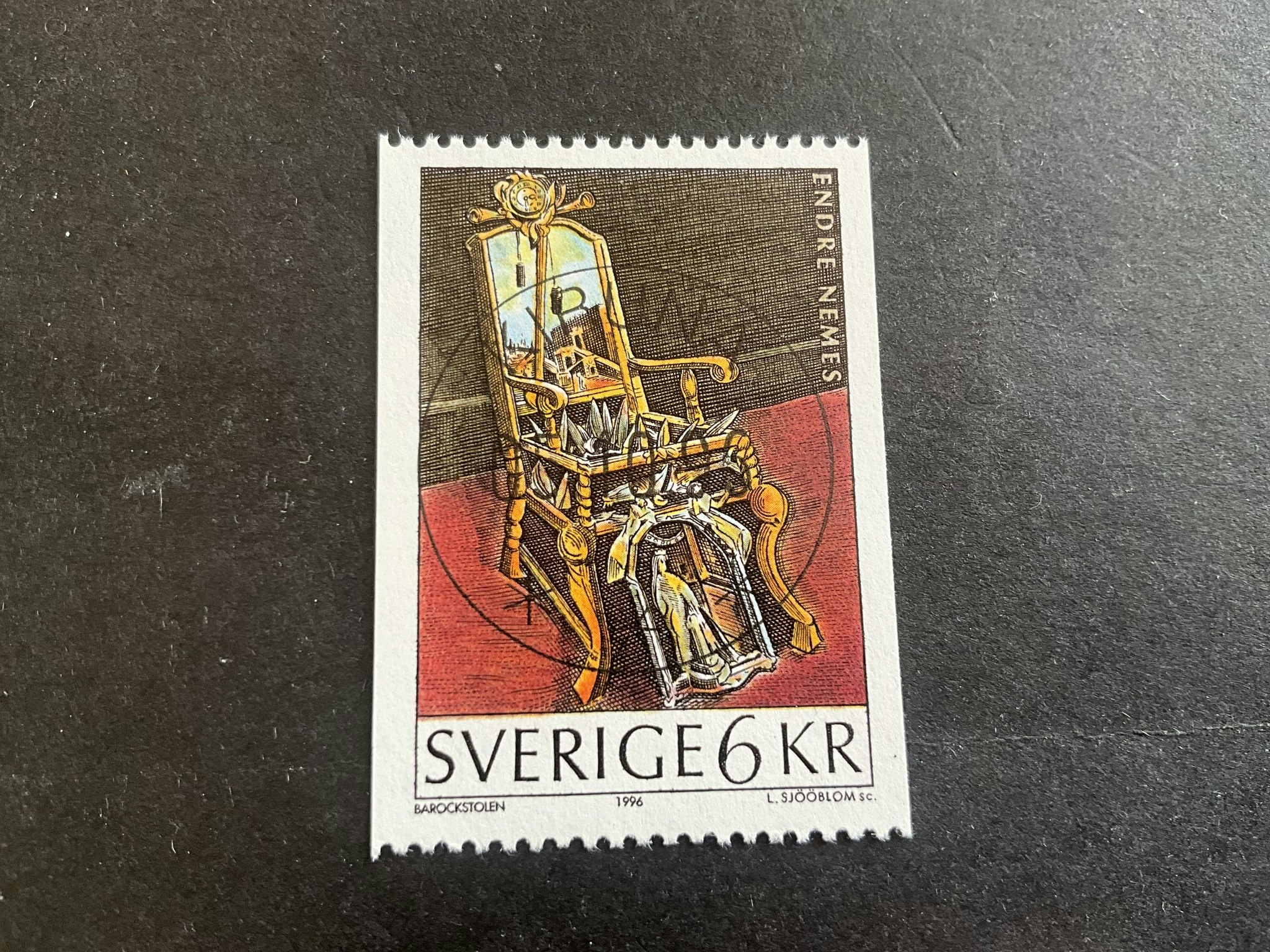 Endre Nemes facit nr 1985 lyxstämplat KIRUNA