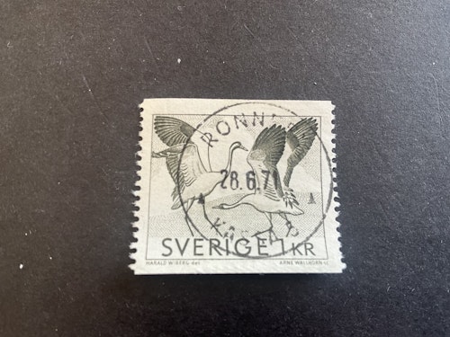 Trandans facit nr 621 lyxstämplat RONNEBY
