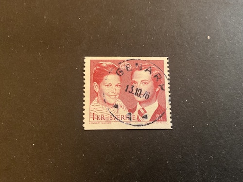 Kungabröllop facit nr 969 A praktstämplat GENARP