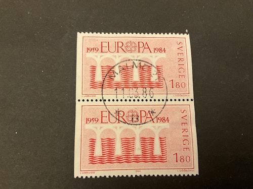 Europa Cept facit nr 1287 lyxstämplat par MALMÖ 21