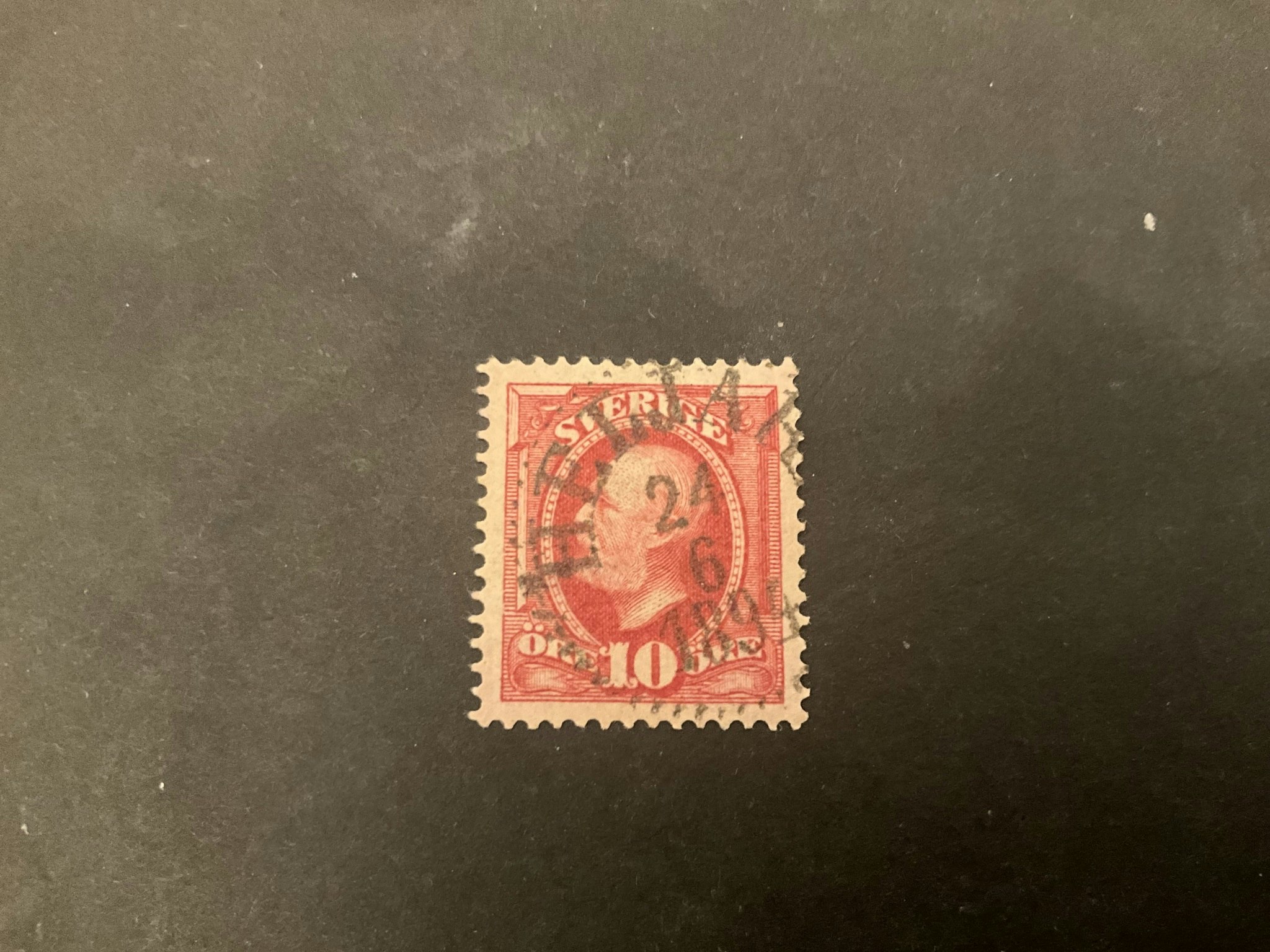 Oscar II facit 54 praktstämplat HELJARP
