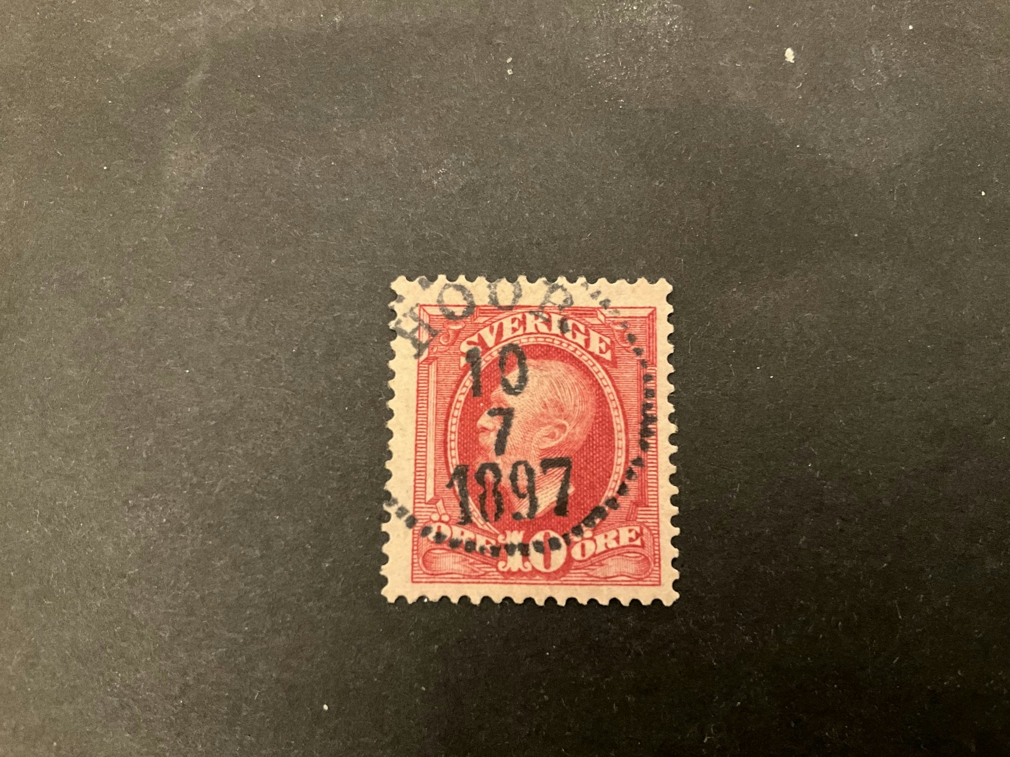 Oscar II facit 54 praktstämplat HÖÖR