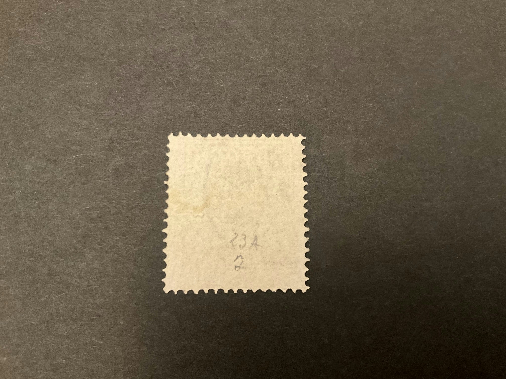 Ringtyp T 14 facit nr 24 stämplat märke