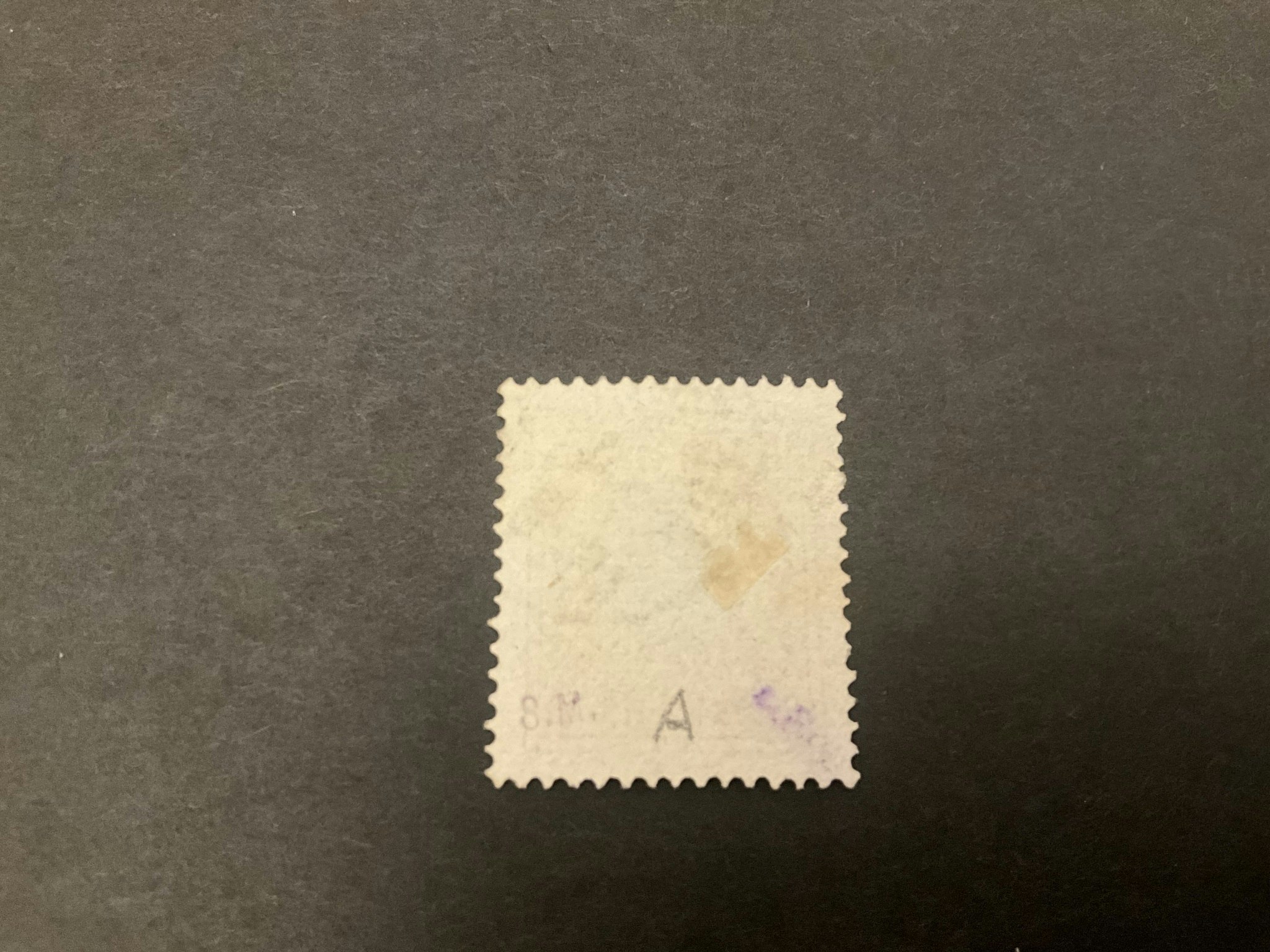 Ringtyp T 14 facit nr 27 stämplat märke