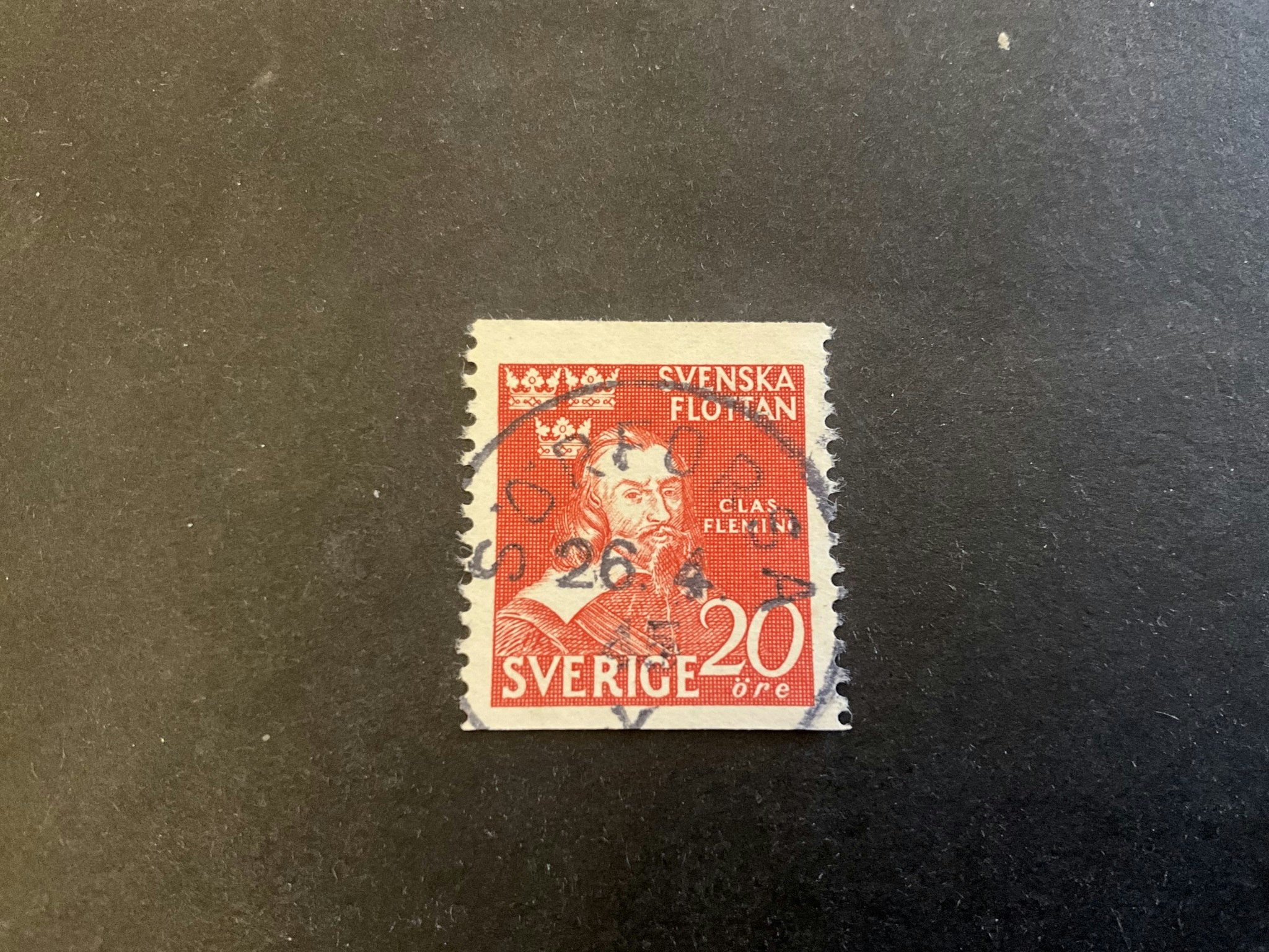Svenska flottan facit nr 354 A praktstämplat SÖRFORSA