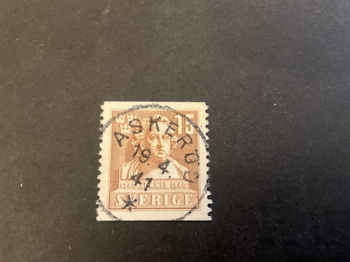 Sergel facit nr 326 A praktstämplat ASKERÖD
