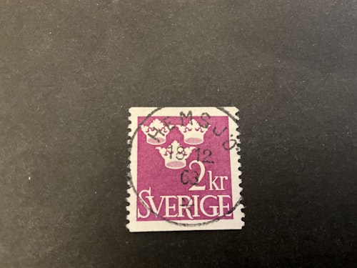 Tre kronor facit 308 lyxstämplat HEMSJÖ