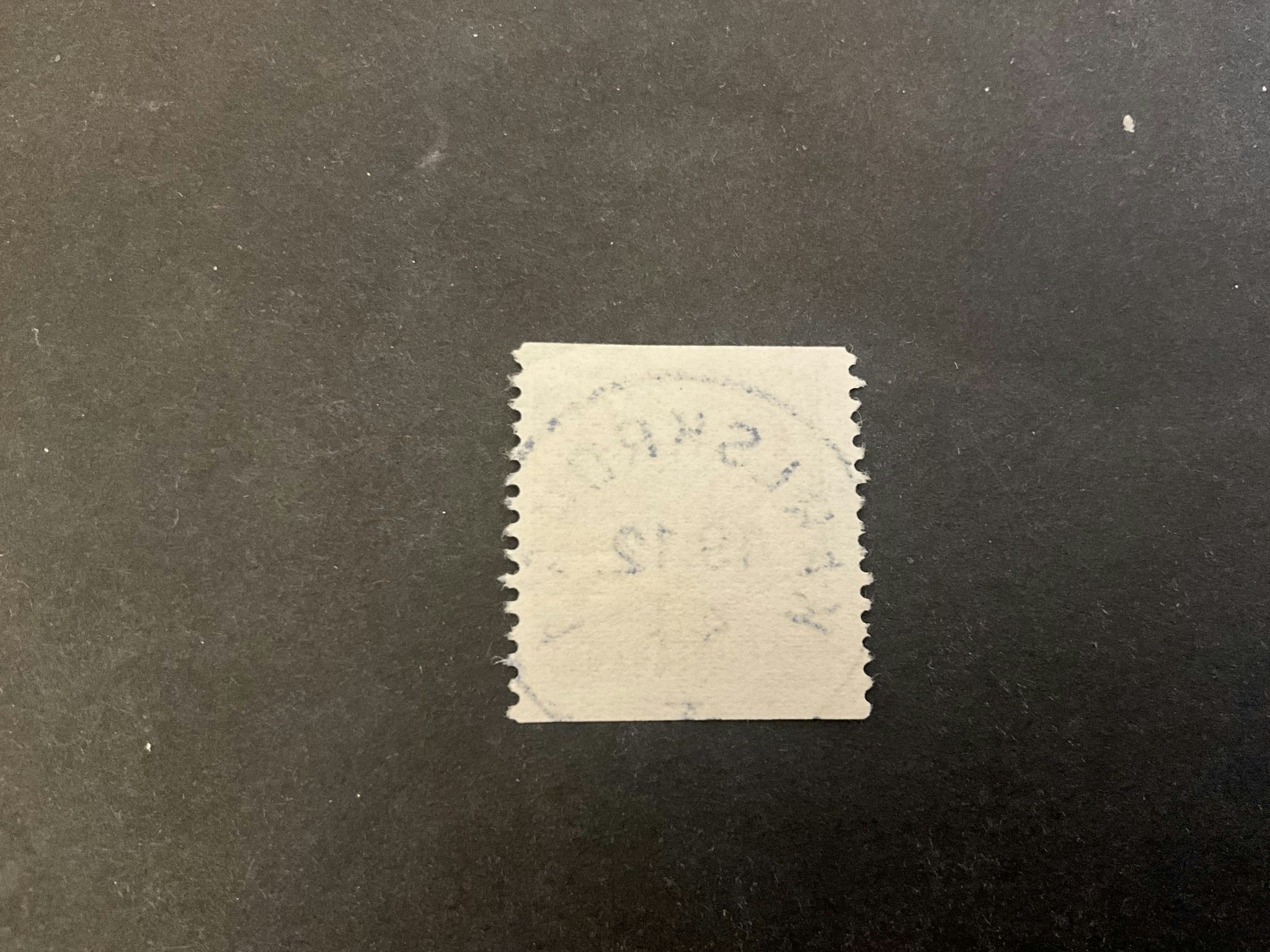 Gustaf V profil höger facit 277 lyxstämplat KARLSKRONA 1