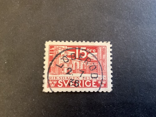 Riksdagen facit nr 242 C praktstämplat LÖBERÖD