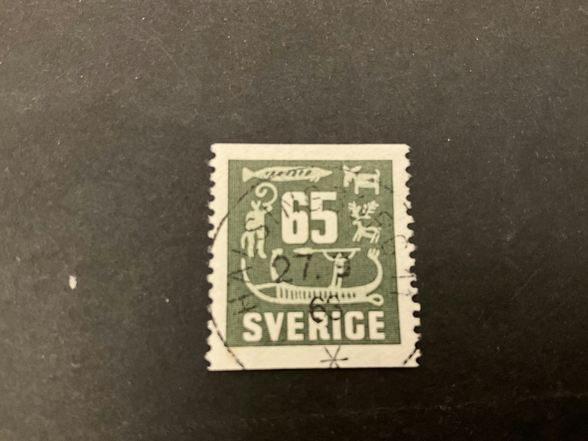 Hällristningar facit nr 461 lyxstämplat HÄLSINGBORG 11
