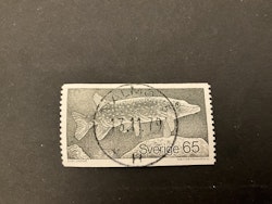 Gädda facit nr 1093 lyxstämplat MALMÖ 15