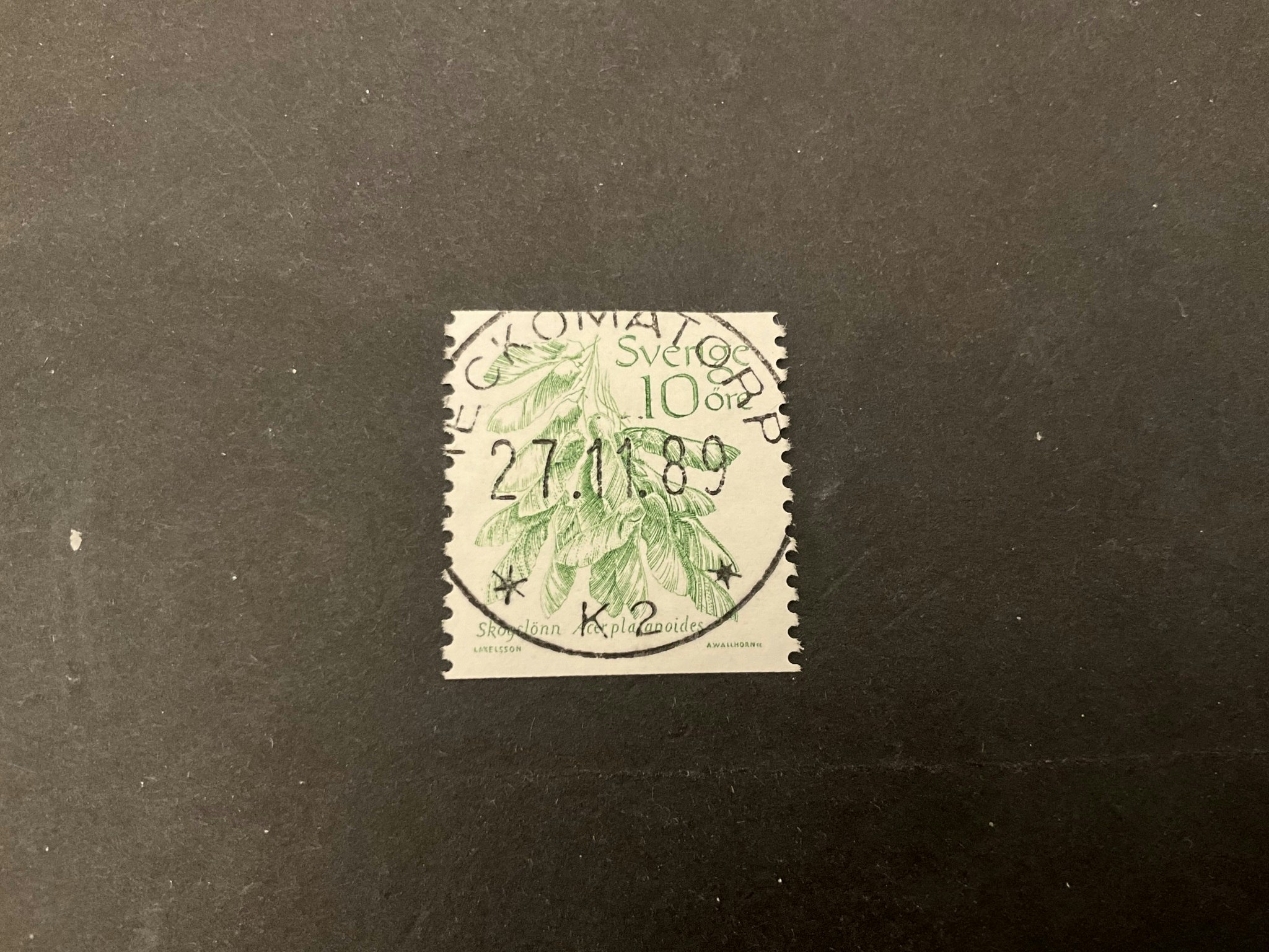 Frukter facit nr 1242 lyxstämplat TECKOMATORP